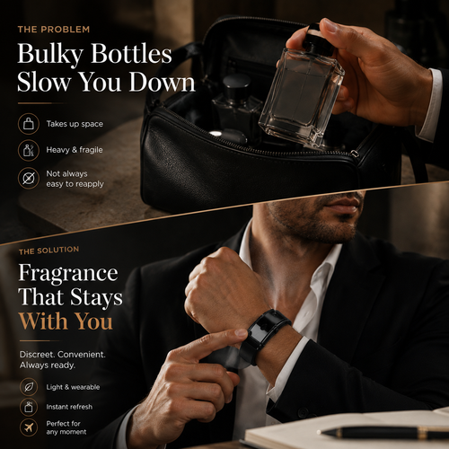PULVÉA VANTA Refillable Perfume Bracelet | 2.5ml