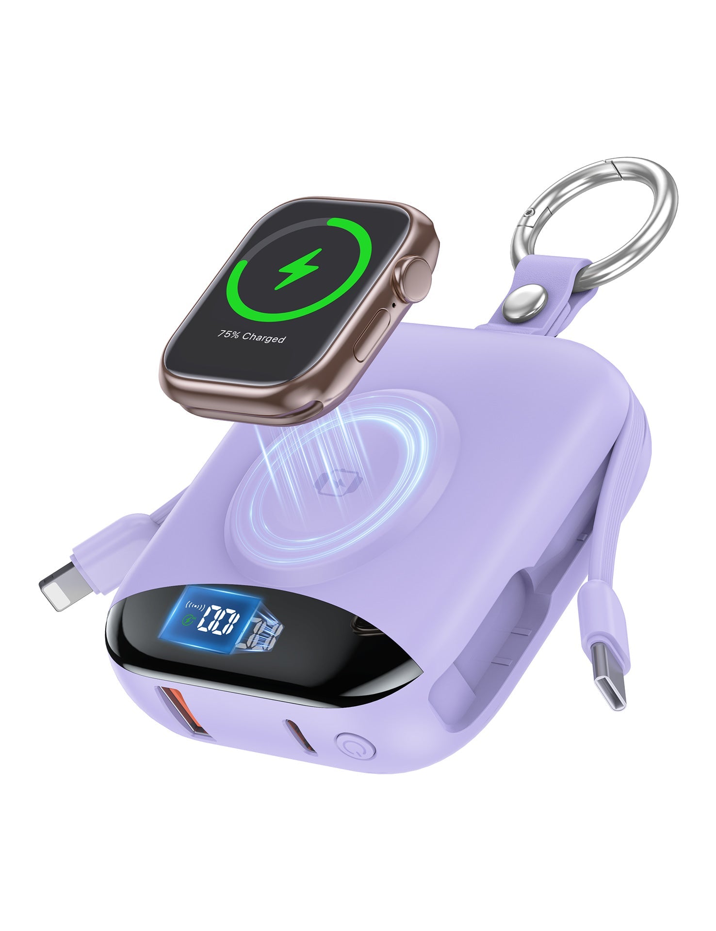 🔋 50% OFF | 10,000mAh 3-In-1 Magnetic Power Bank – Charge Phone, Watch & Earbuds Anywhere