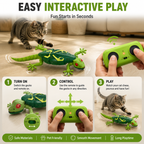 🦎 Realistic Gecko Cat Toy – The Interactive Hunting Toy Your Cat Will Love