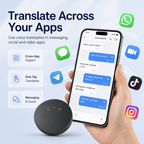 AI Language Translator Device – Real-Time Two-Way Voice Translator with Multi-Language Support
