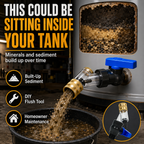 🚿 Water Heater Flush Tool – Remove Sediment Fast & Help Extend Tank Life Without a Plumber