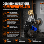 🚿 Water Heater Flush Tool – Remove Sediment Fast & Help Extend Tank Life Without a Plumber