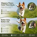 🐾 Anti-Slip Dog Paw Grip Pads – 6Sets 24Pcs Self-Adhesive Traction Protectors