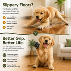 🐾 Anti-Slip Dog Paw Grip Pads – 6Sets 24Pcs Self-Adhesive Traction Protectors