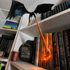 🐉 Fire-Breathing Dragon Bookshelf Light – Bring Fantasy to Life