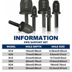 ⚡Copper Pipe Swage Tool Kit – 6 Drill Bits for A/C Repair (1/4"–7/8")
